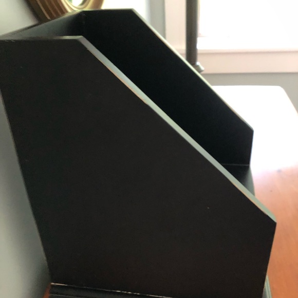 EUC Black (w/slight distress) Office Organizer - Picture 6 of 12